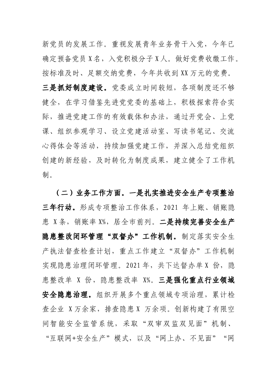 应急局党委书记述职报告.docx,第2页预览