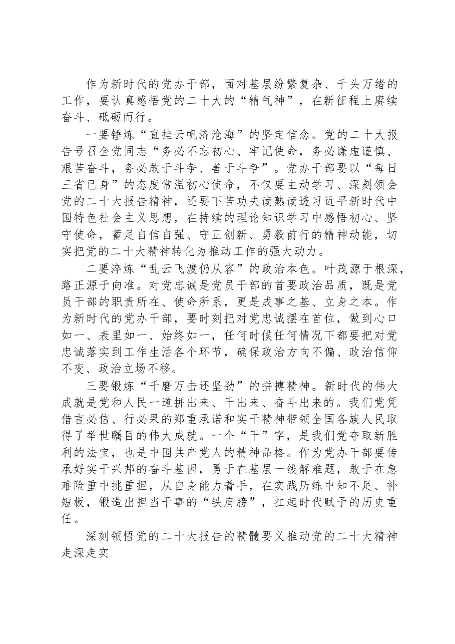 (13篇)学习党的二十大精神心得体会汇编.docx,第3页预览