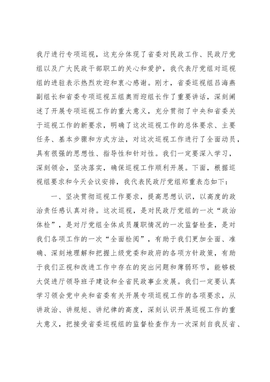 巡视表态发言汇编.doc,第2页预览