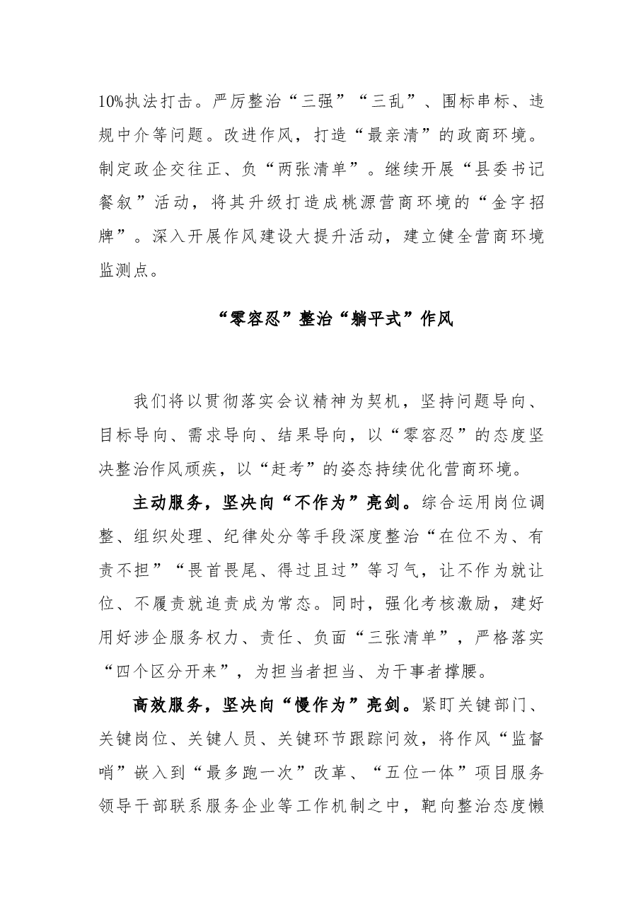 (6篇)优化营商环境大会表态发言.doc,第3页预览