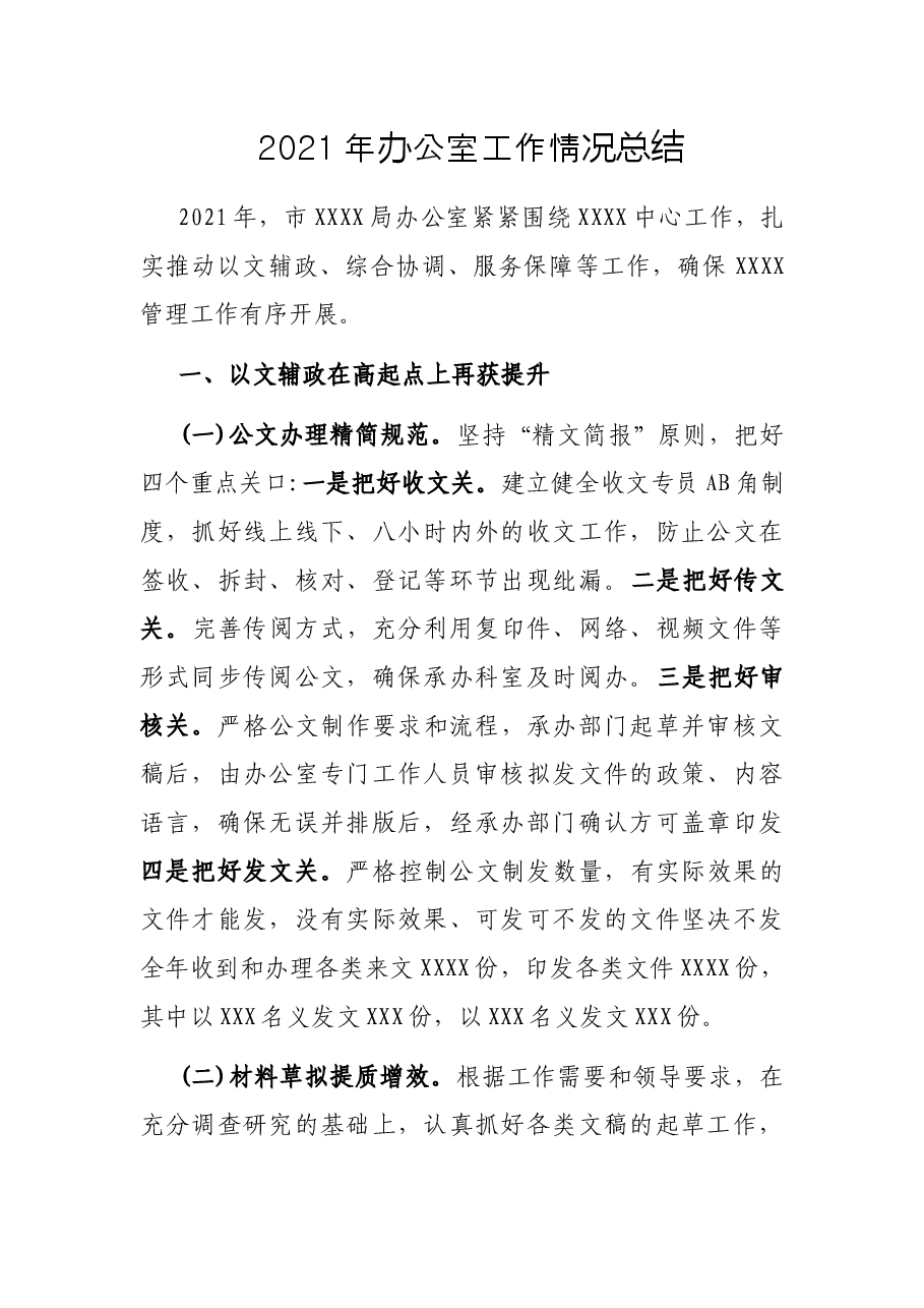 2021年办公室工作情况总结.docx,第1页预览