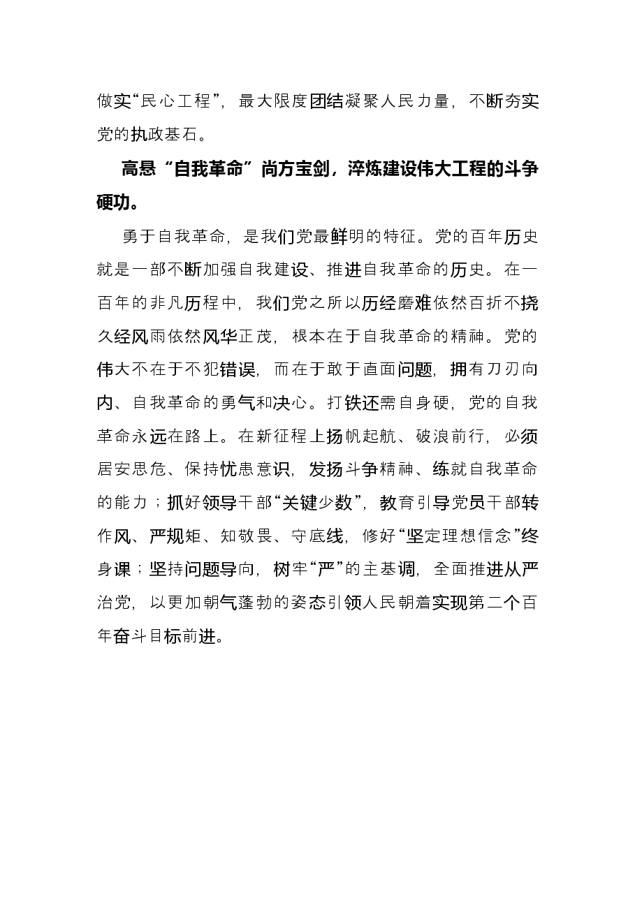 研讨发言：以党的伟大成就凝聚磅磷力量.docx，第3页预览