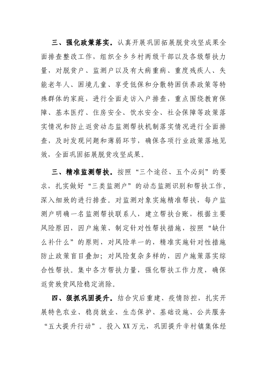 X县巩固脱贫成果工作推进会表态发言.docx,第2页预览