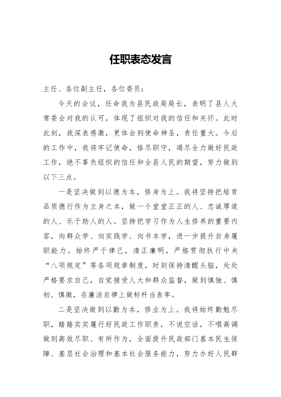(27篇)各部门局长任职表态发言汇编.docx,第3页预览