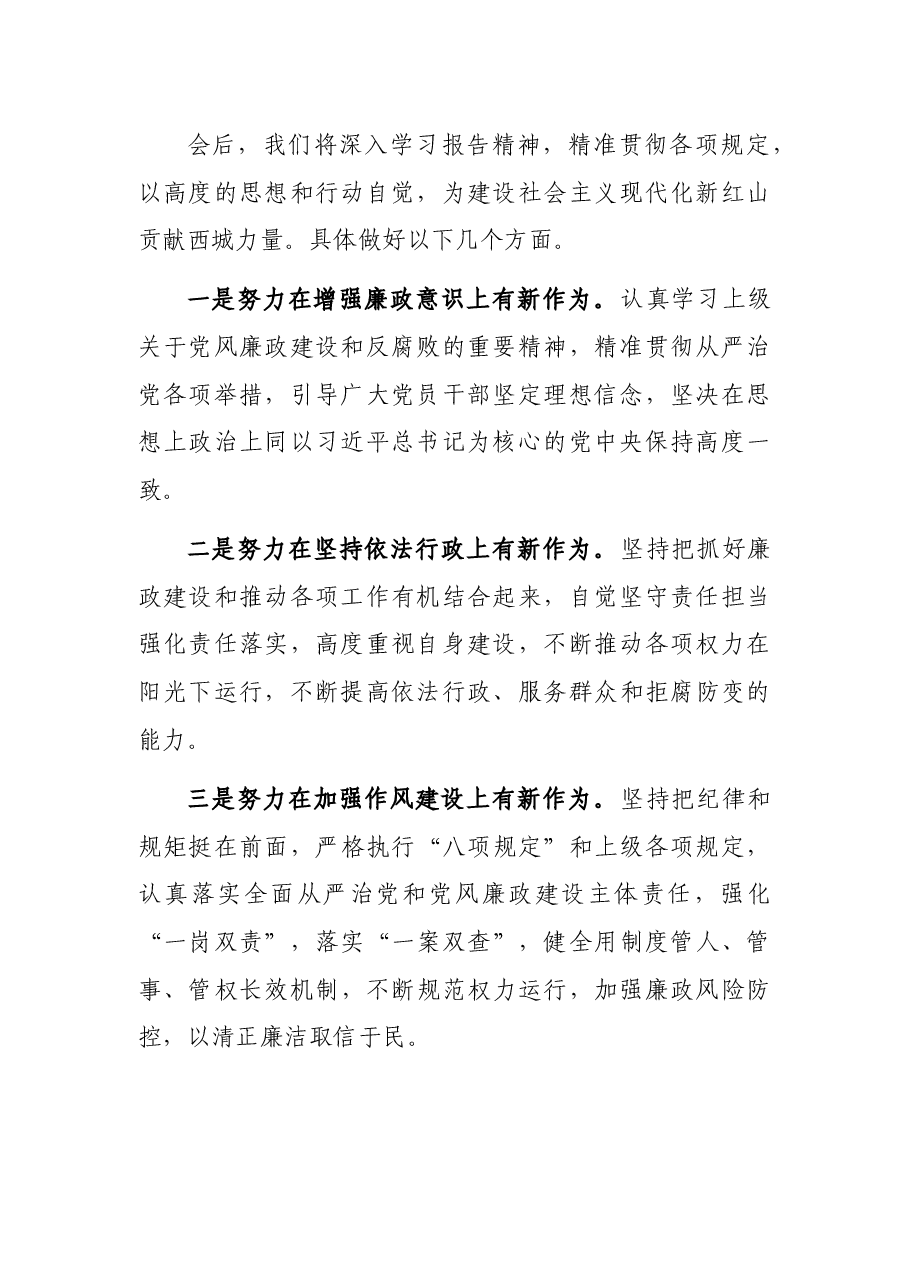 X区纪委工作报告讨论发言提纲.docx，第2页预览