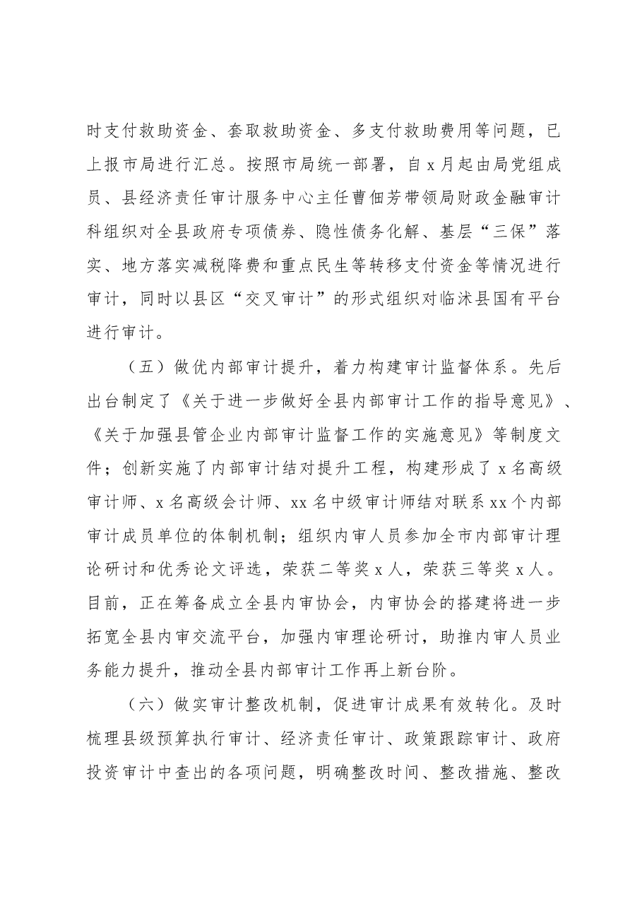 (3篇)审计局2022年工作总结和2023年工作计划.docx,第4页预览