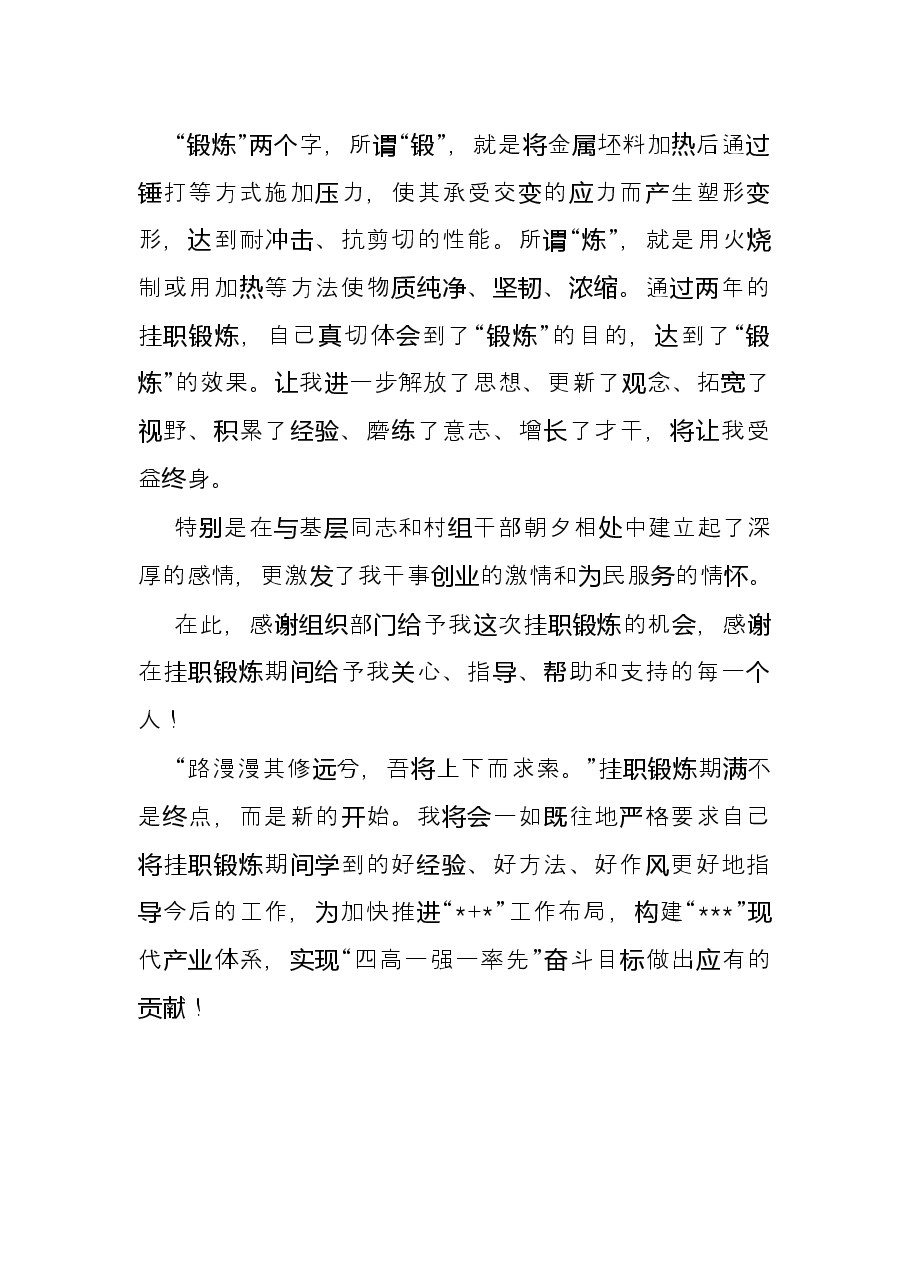 基层挂职年轻干部在基层锻炼座谈会上发言.docx,第4页预览