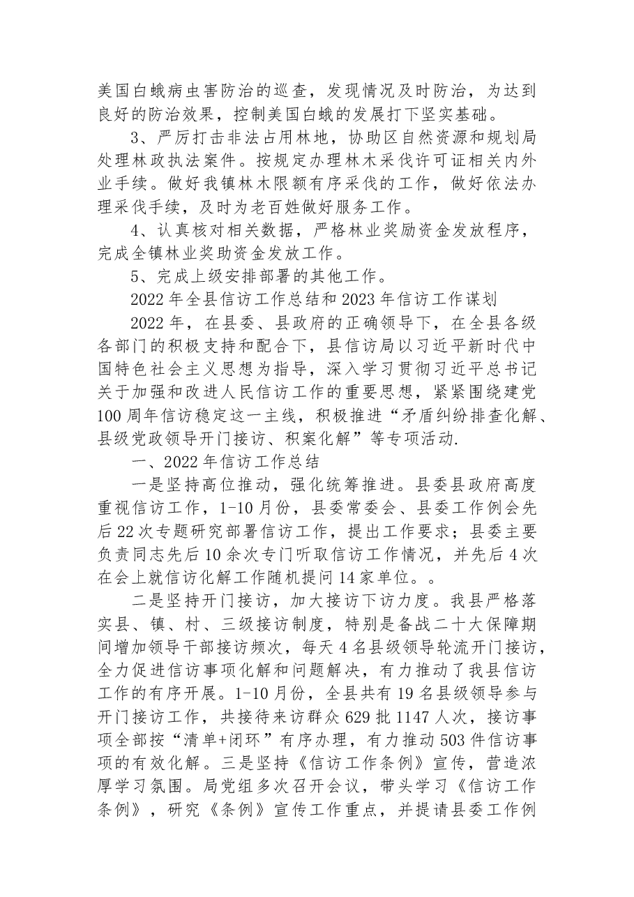 （9篇）2022年工作总结和2023年工作谋划汇编.docx，第4页预览