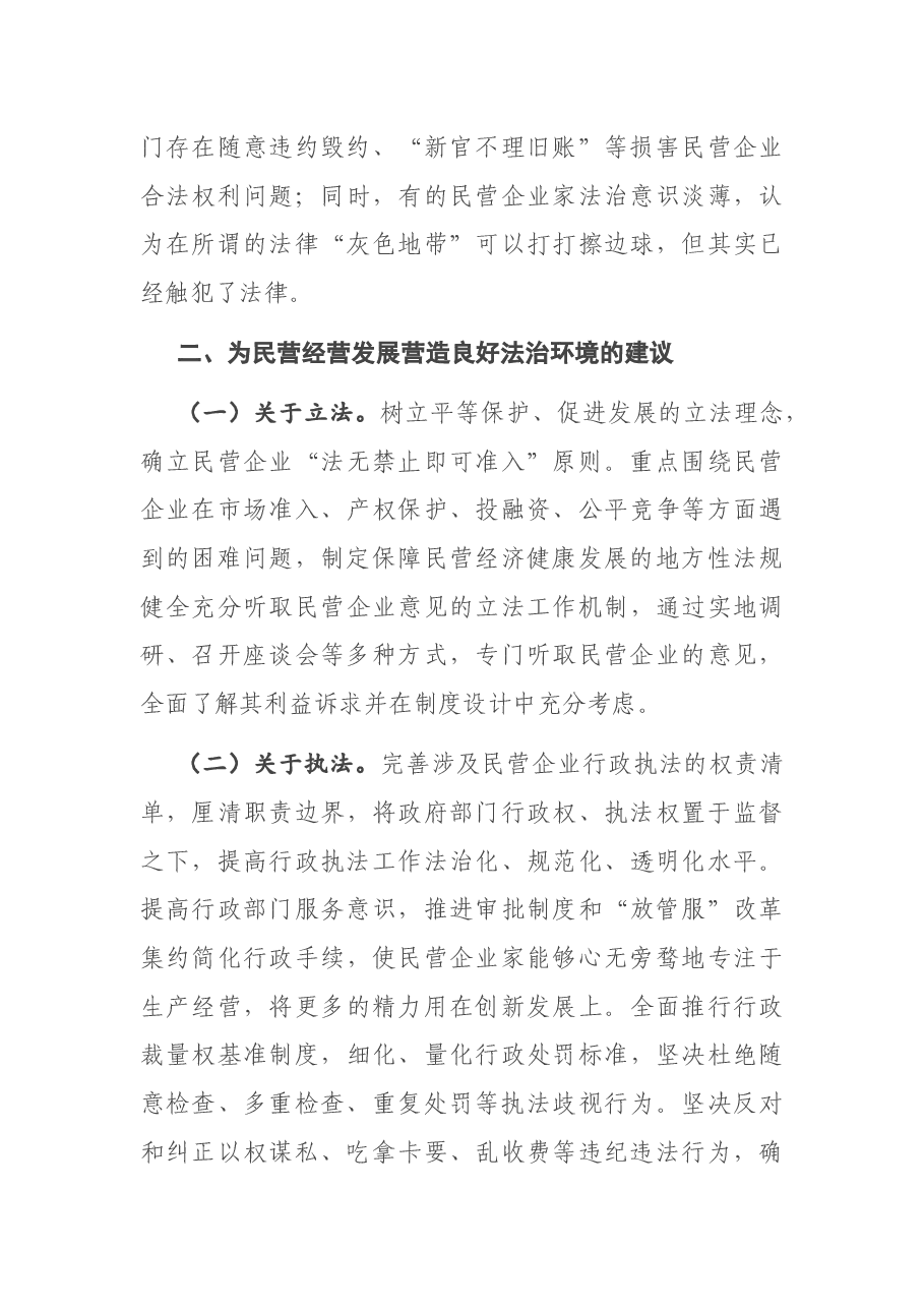 在市政协民营经济座谈会上的发言.docx,第3页预览