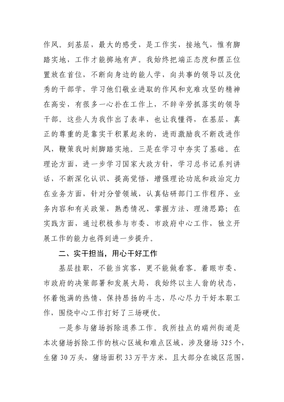 挂职锻炼总结发言.doc,第2页预览