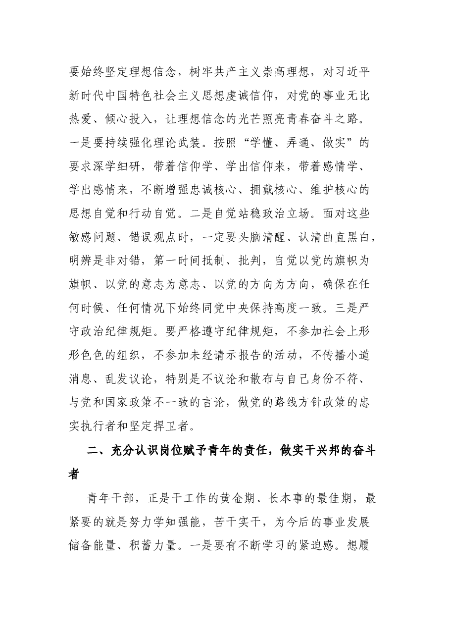 研讨发言:薪火相传 奋斗青春.docx,第2页预览