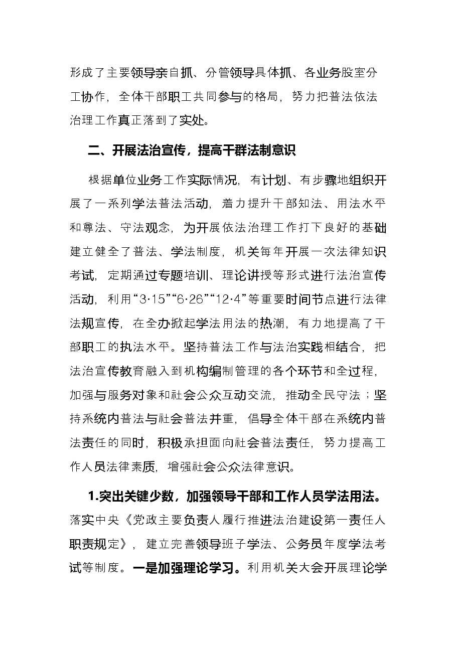 2021年法治政府建设工作总结.docx,第2页预览