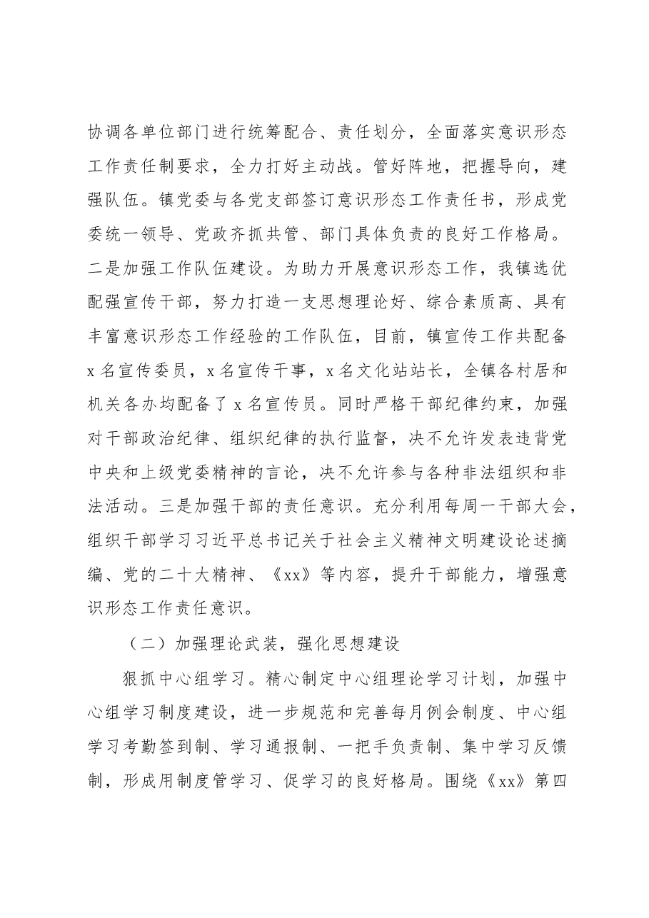 (4篇)2022年意识形态工作总结汇编.docx,第3页预览