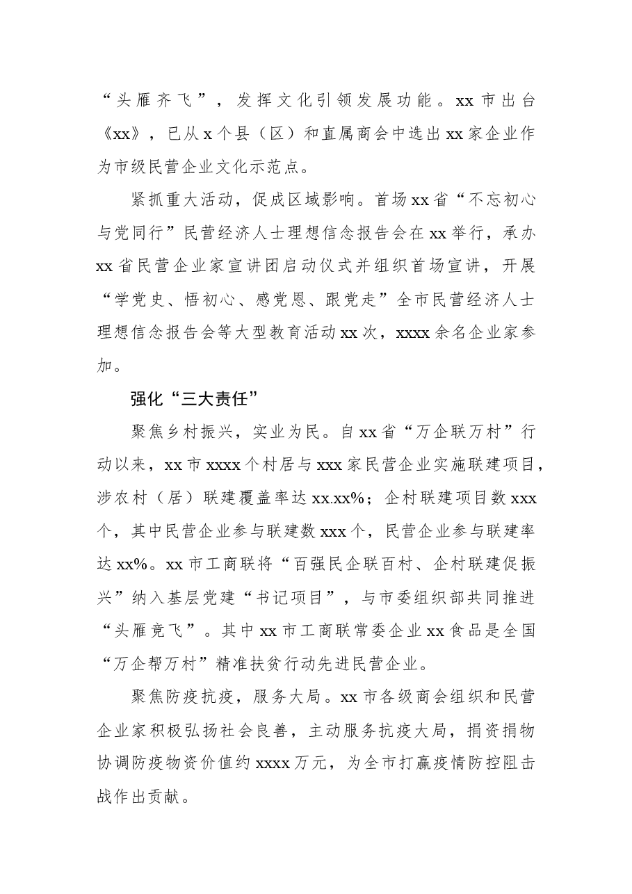 (7篇)工商联工作座谈会经验交流发言材料汇编.docx,第4页预览