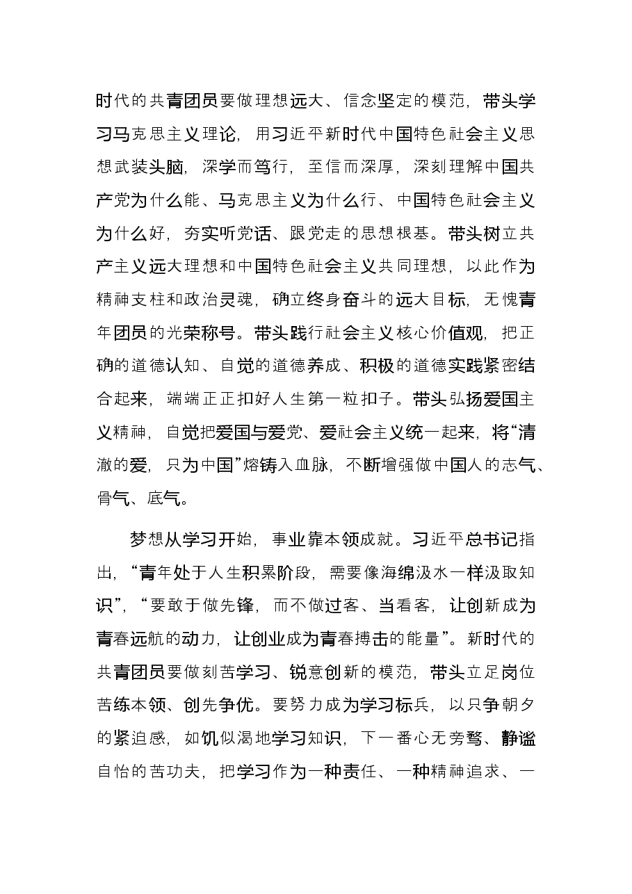 研讨发言：新时代中国青年应该有的样子.docx，第2页预览
