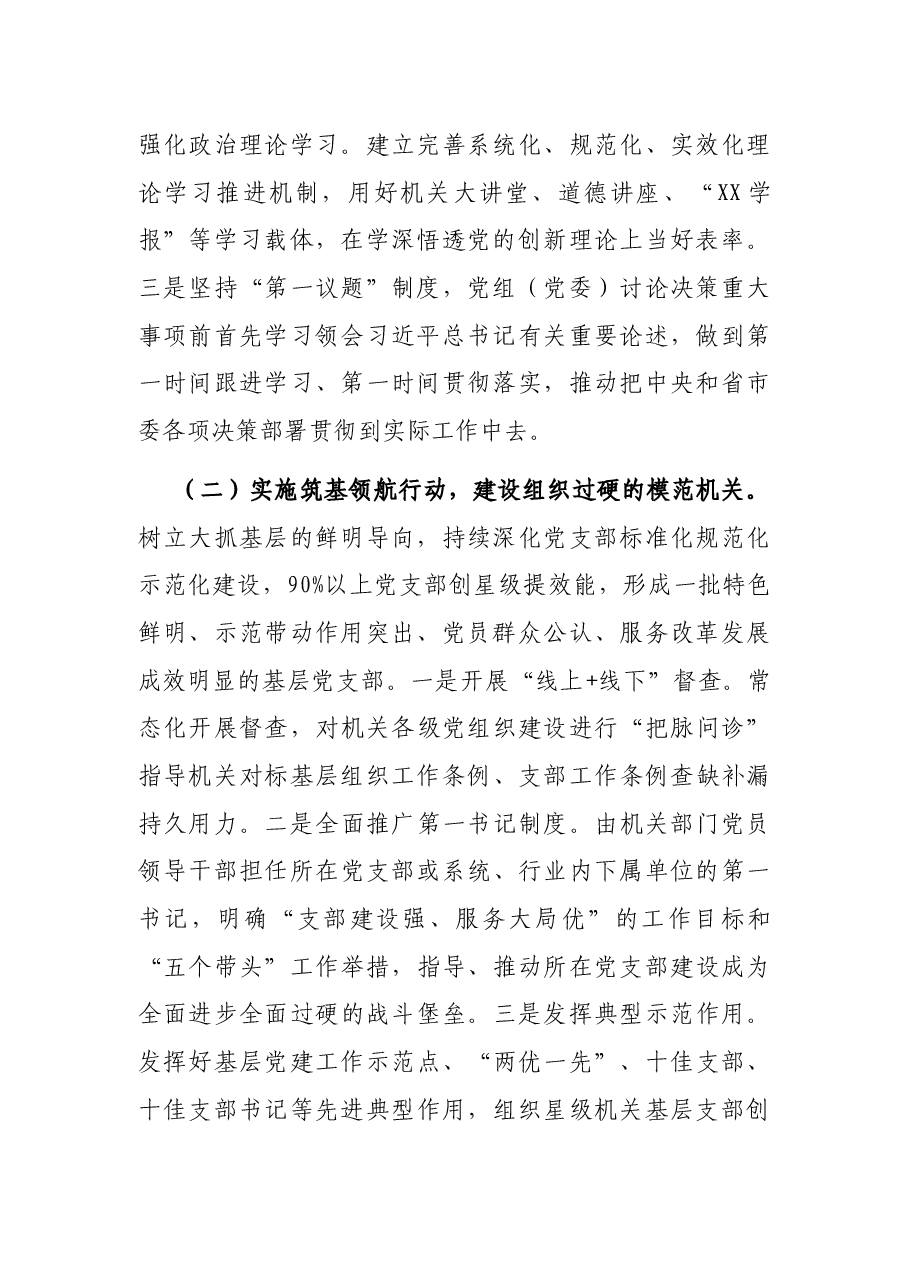 关于创建模范机关活动的工作交流材料.docx,第2页预览