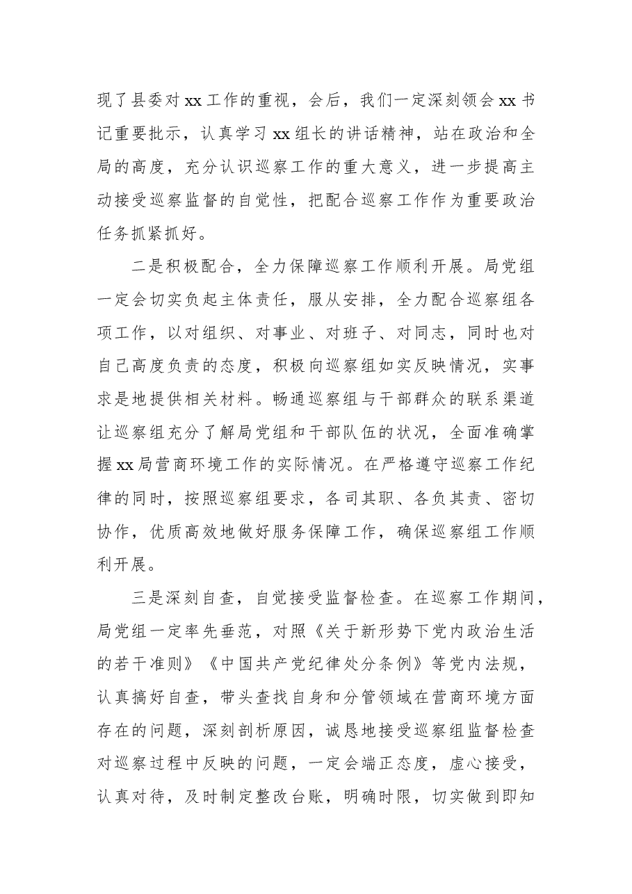 (5篇)2021年巡察工作动员会议表态发言汇编.docx,第3页预览