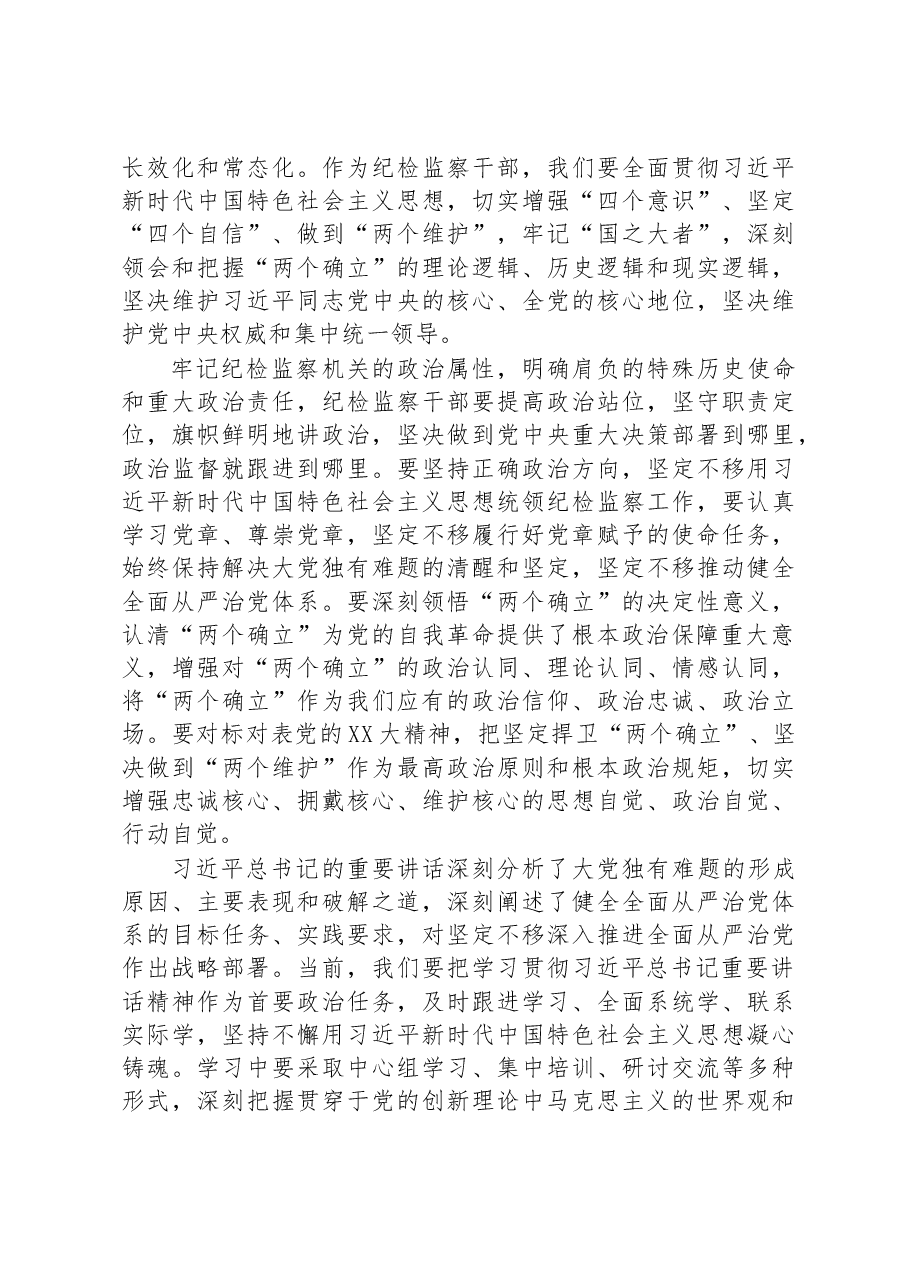 市纪委书记、监委主任学习中纪委二十届二次全会精神专题研讨发言材料.docx，第2页预览