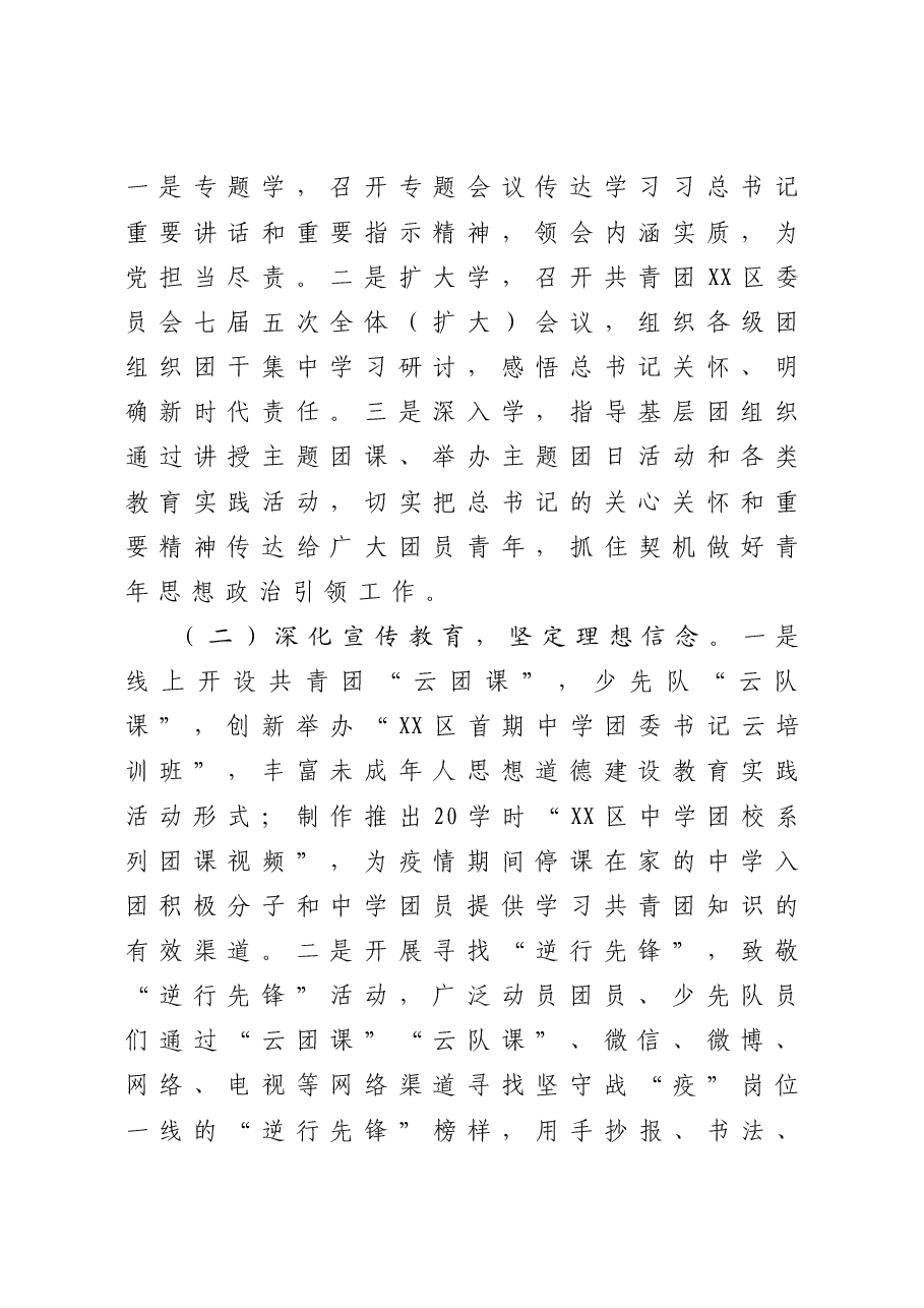 共青团XX区委员会工作总结.doc,第2页预览