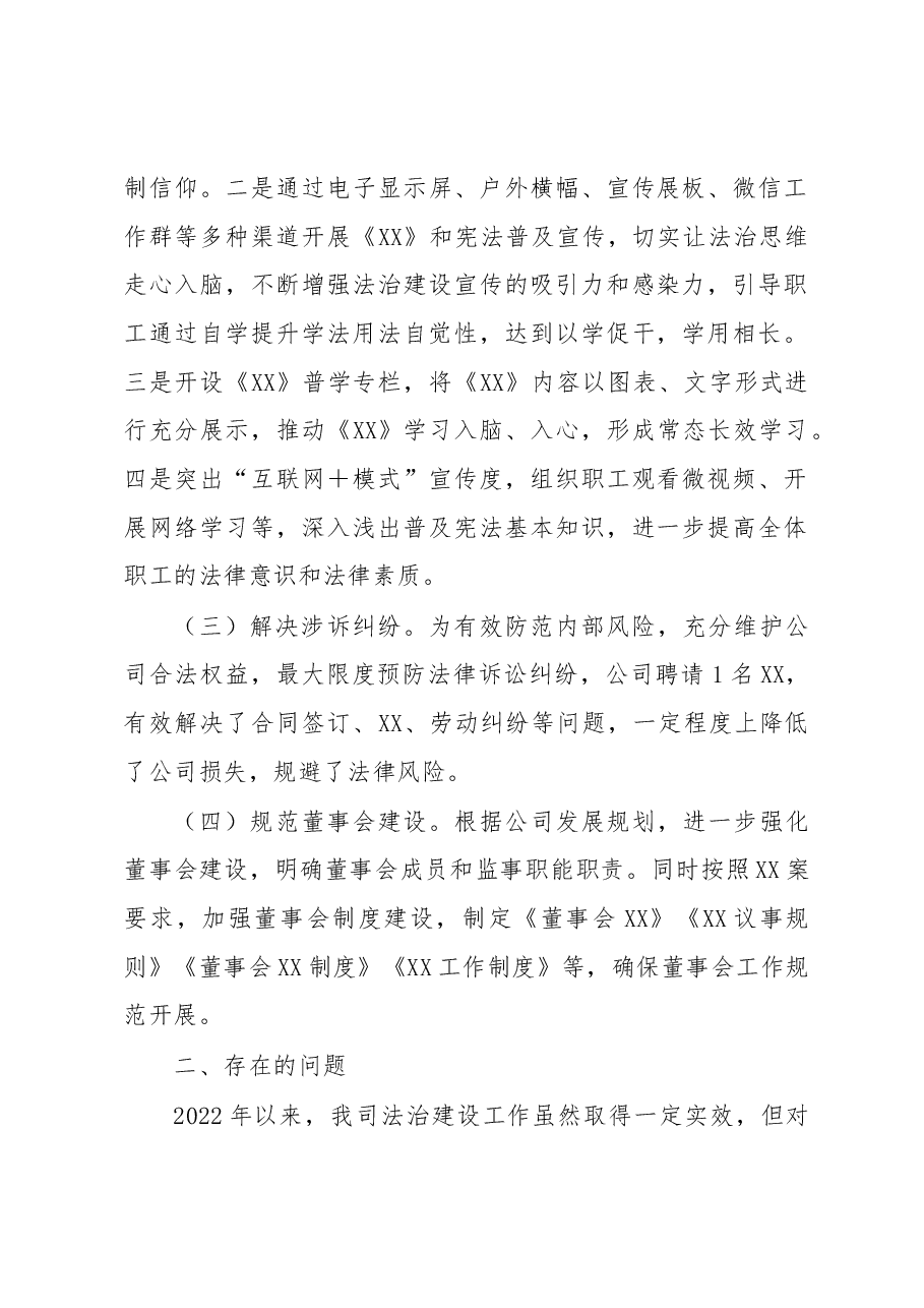 2022年度法治建设工作总结.docx,第2页预览