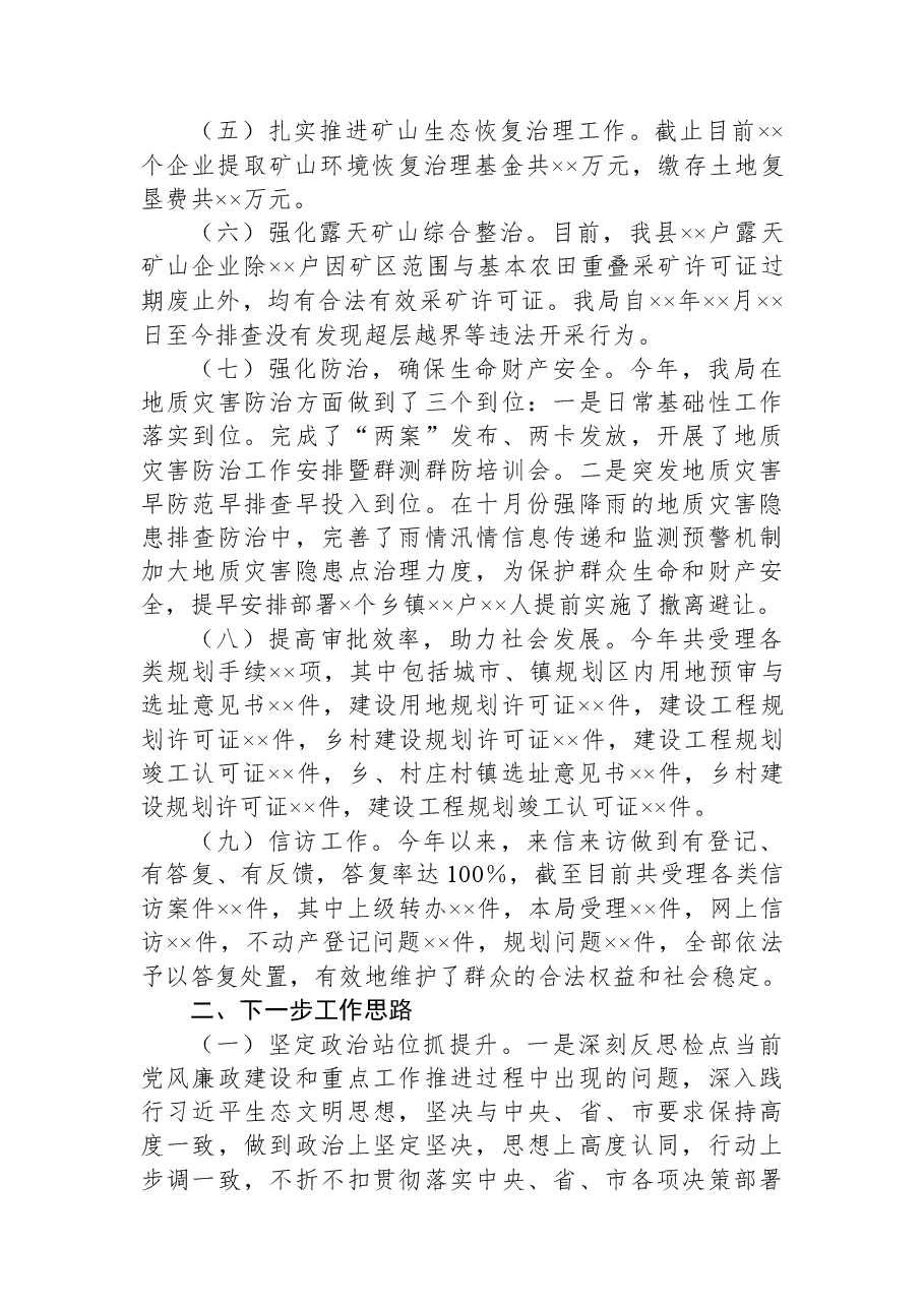 XX县自然资源局2022年工作总结.docx,第3页预览