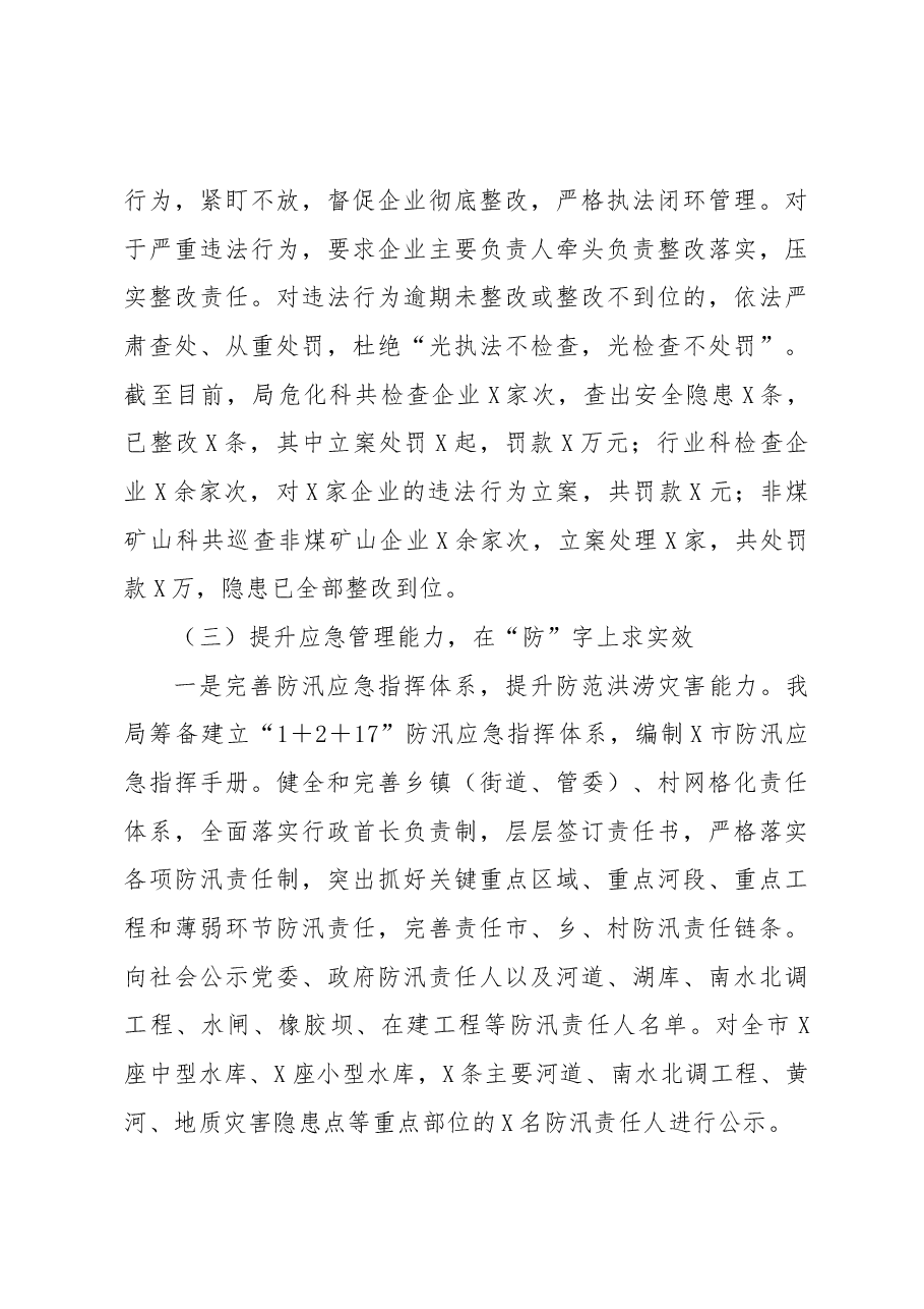 X市应急管理局2022年工作总结.docx,第3页预览