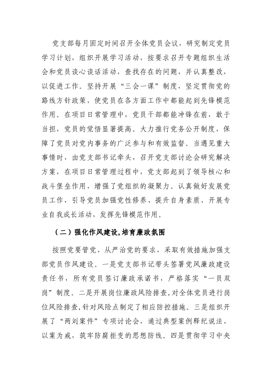 境外项目党支部工作总结和工作计划.docx，第2页预览