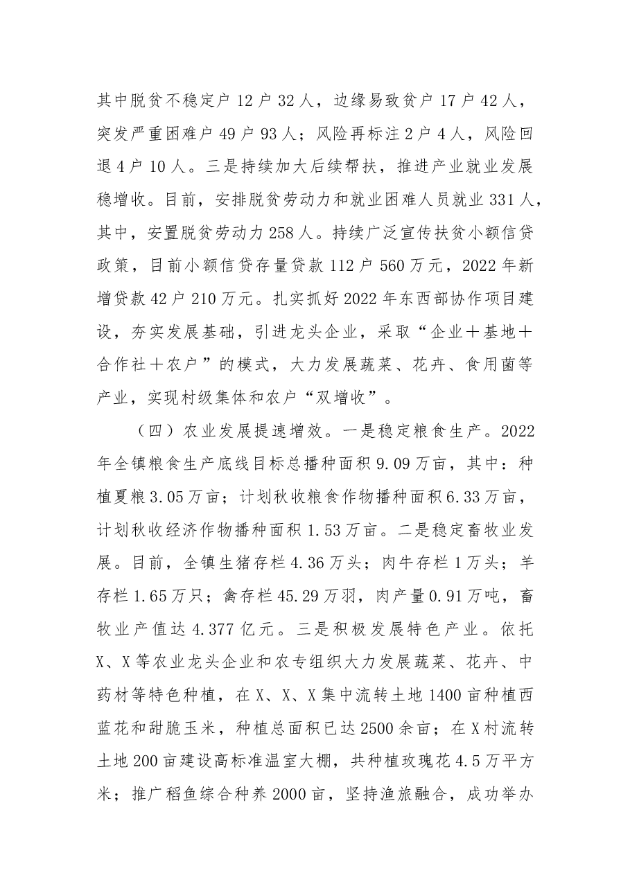 X镇2022年工作总结.docx,第4页预览