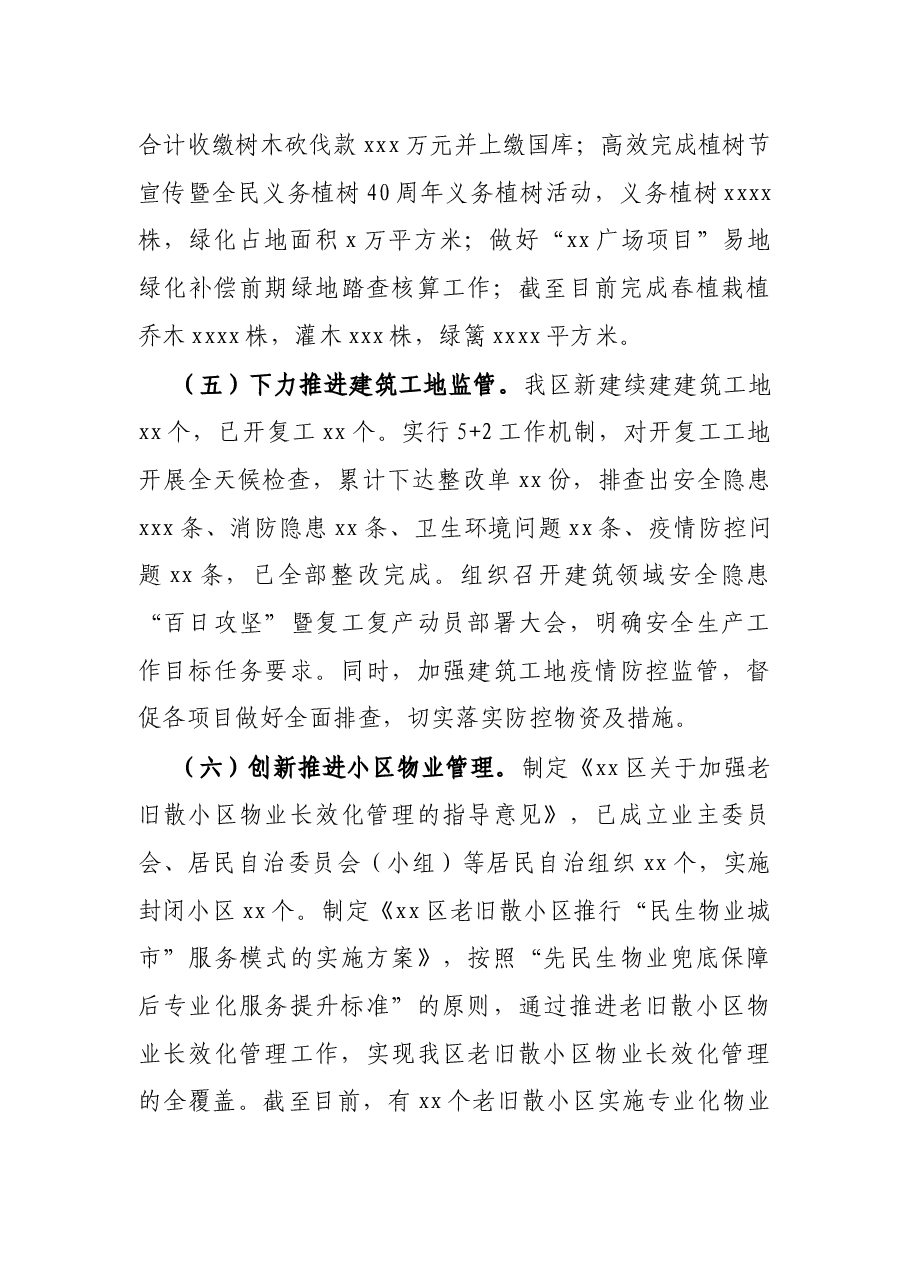 X区住建局2021半年工作总结.docx,第3页预览