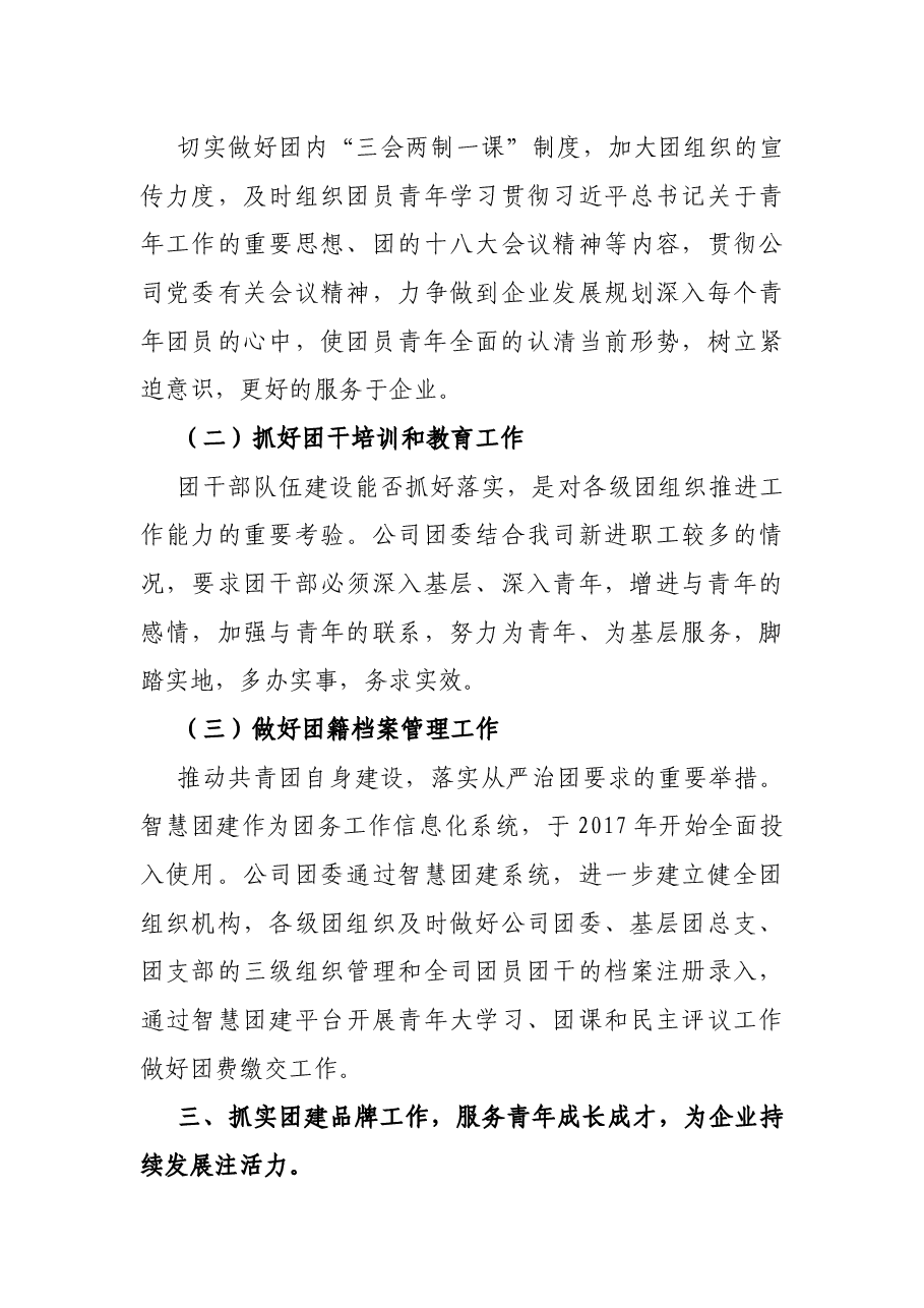 国有企业2022年团委换届工作总结.docx,第4页预览