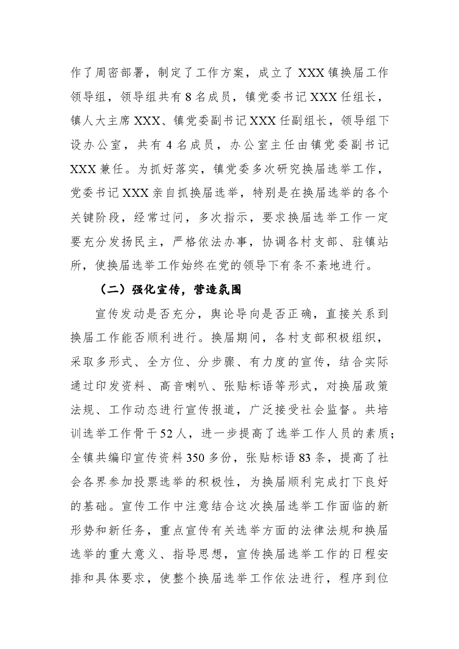 2021年镇人大换届选举工作总结报告.docx，第3页预览