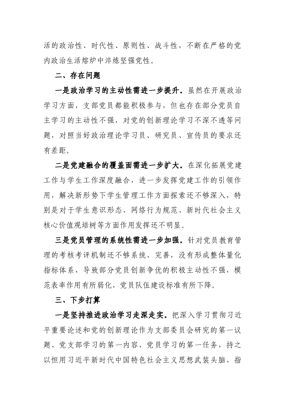 党支部半年工作总结.docx,第4页预览