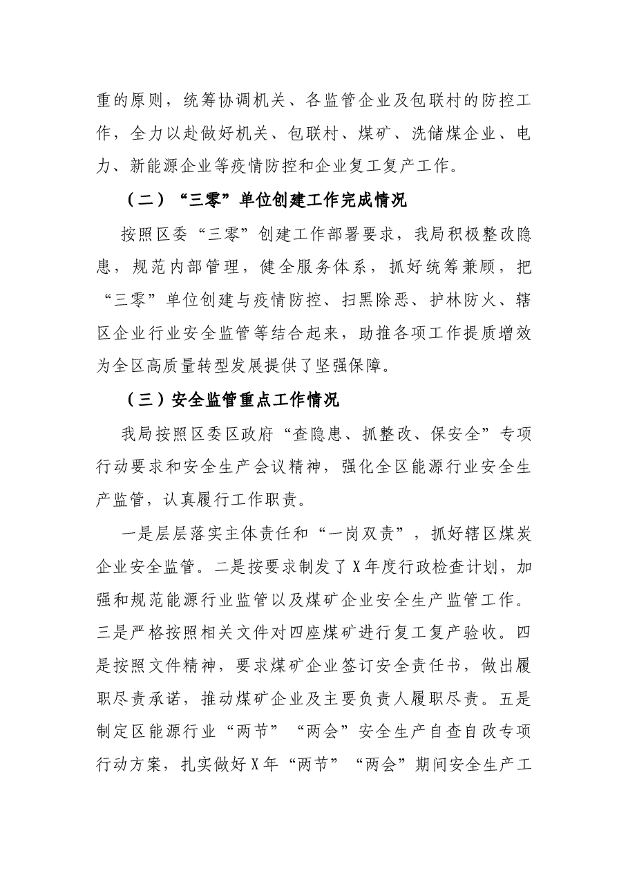 区能源局X年工作总结暨工作计划.docx,第3页预览