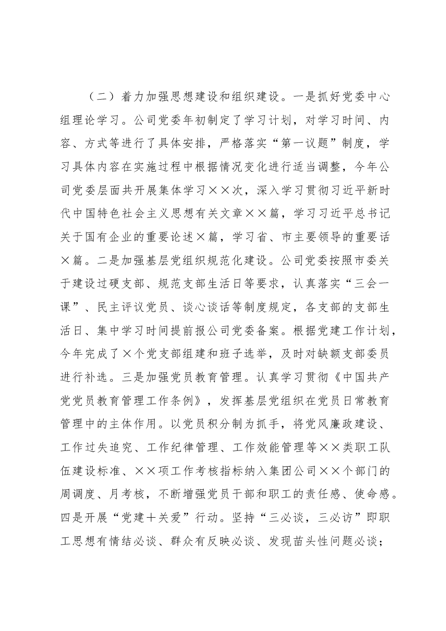 国企公司党委2022年党建工作总结及工作计划.docx,第3页预览