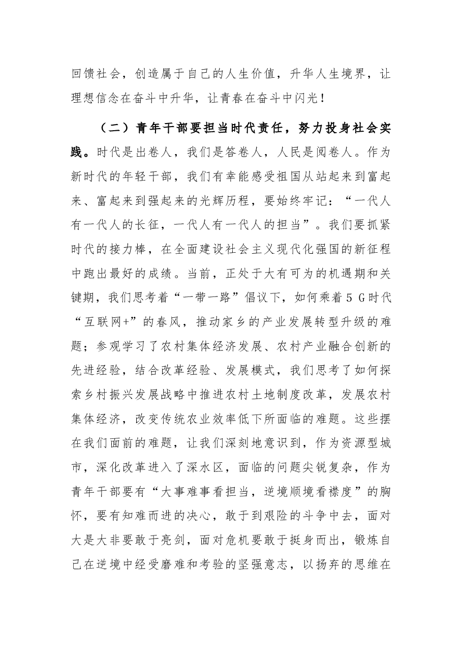 青年干部参加市委党校培训工作总结.docx,第4页预览