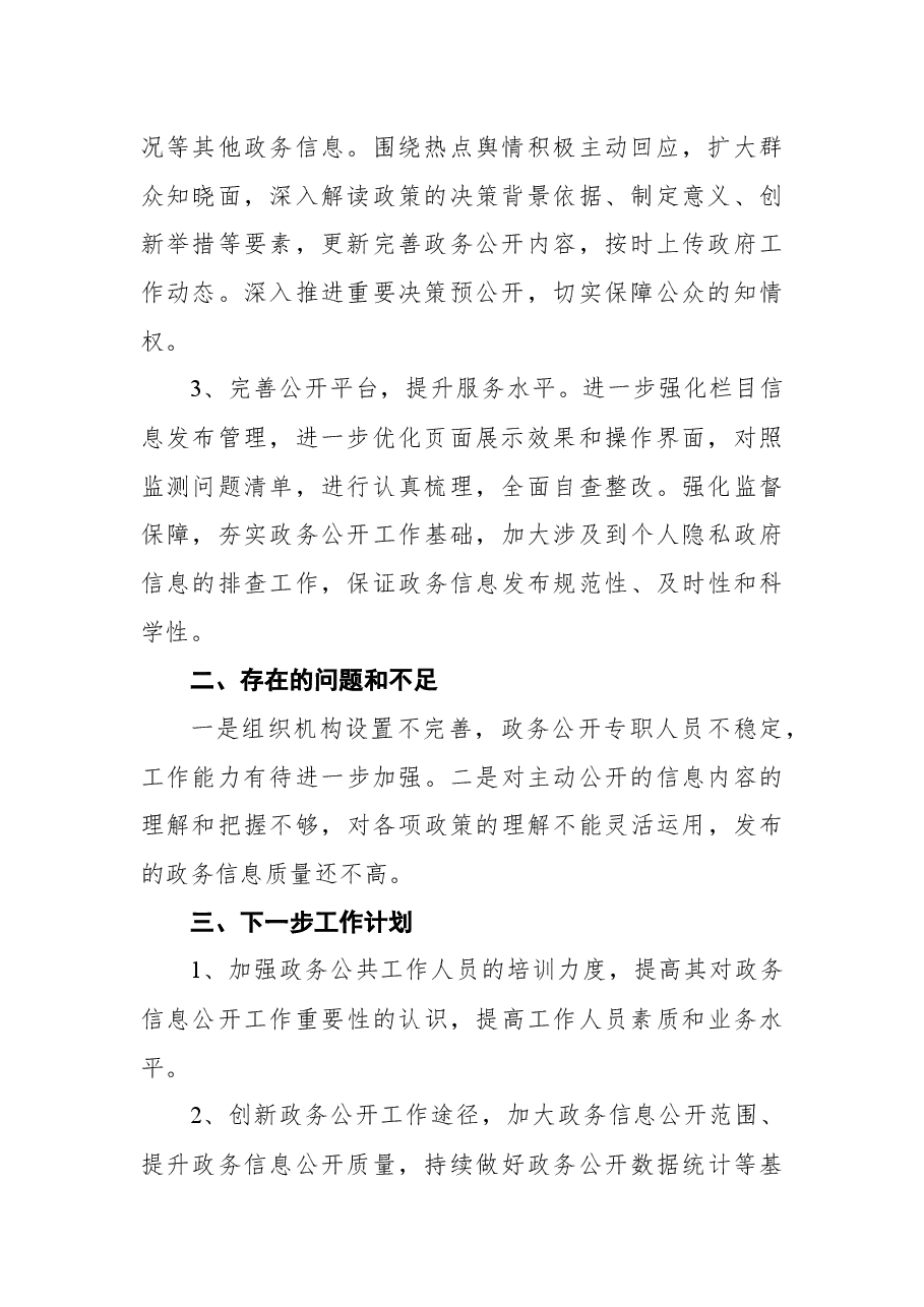 2021年政务公开工作总结(镇乡).docx,第2页预览
