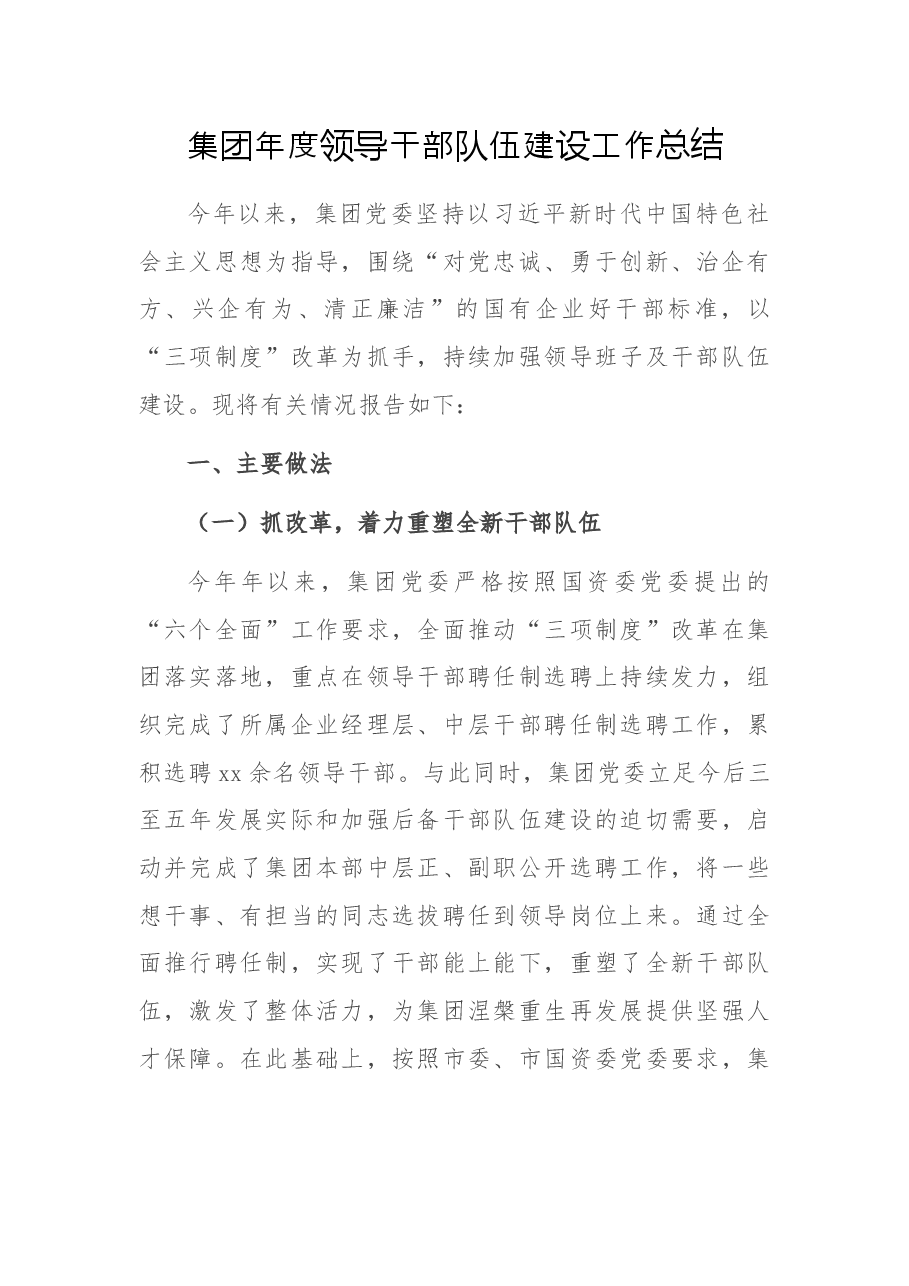集团年度领导干部队伍建设工作总结.docx，第1页预览