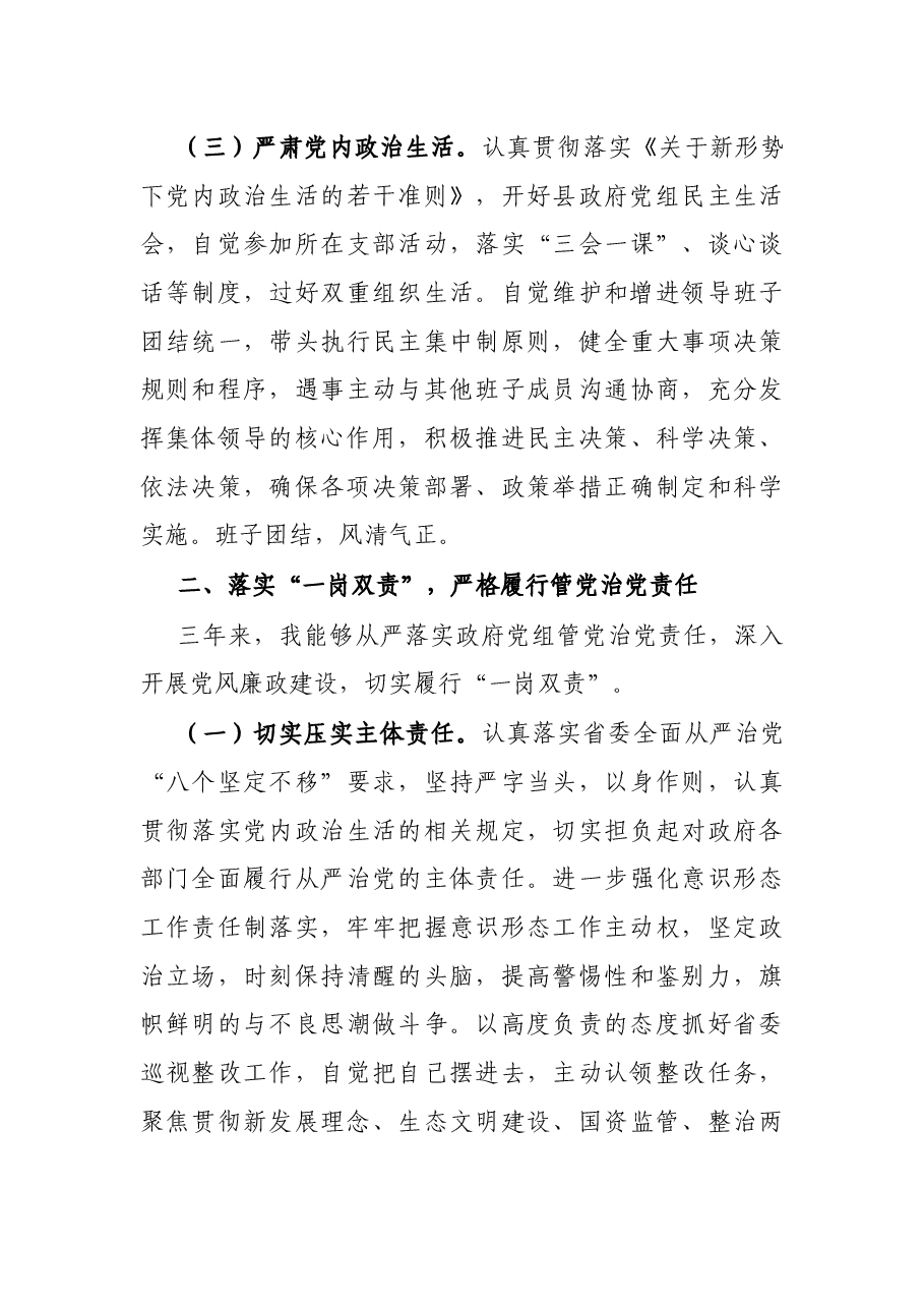 X县长2021年个人任期工作总结.docx,第3页预览