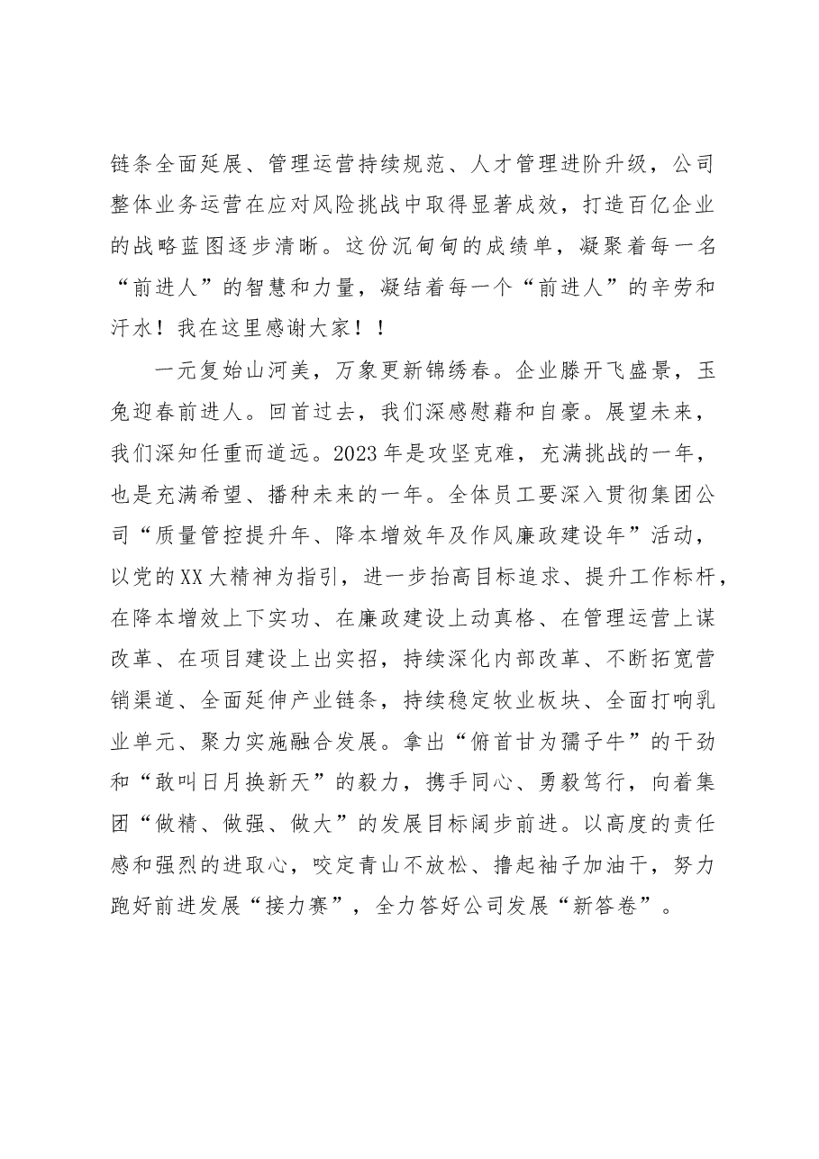 常务副总经理在年终总结暨表彰大会上的讲话.docx,第2页预览