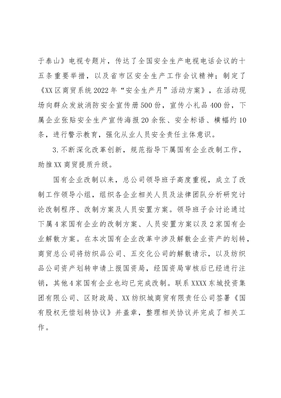 XX市XX区商业贸易总公司2022年工作总结及2023年工作计划.docx,第3页预览