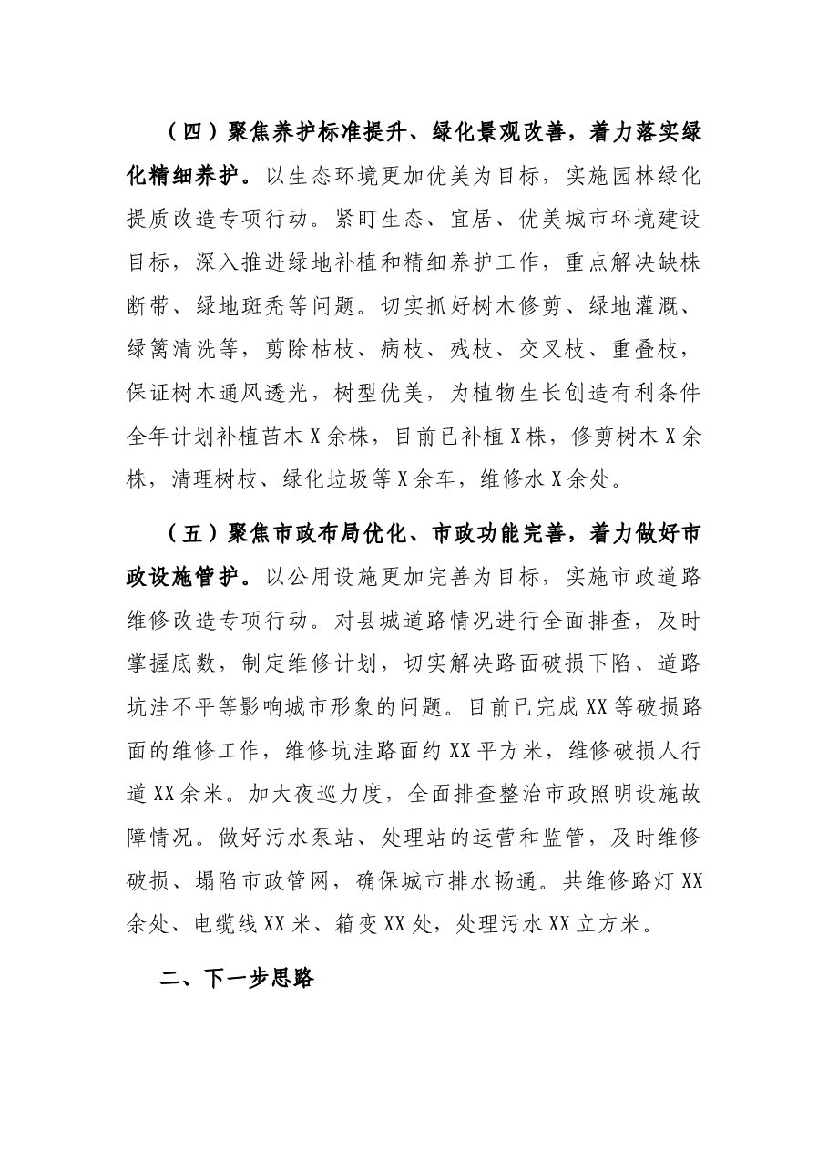 X县综合执法局2021年上半年创城工作总结.docx,第4页预览