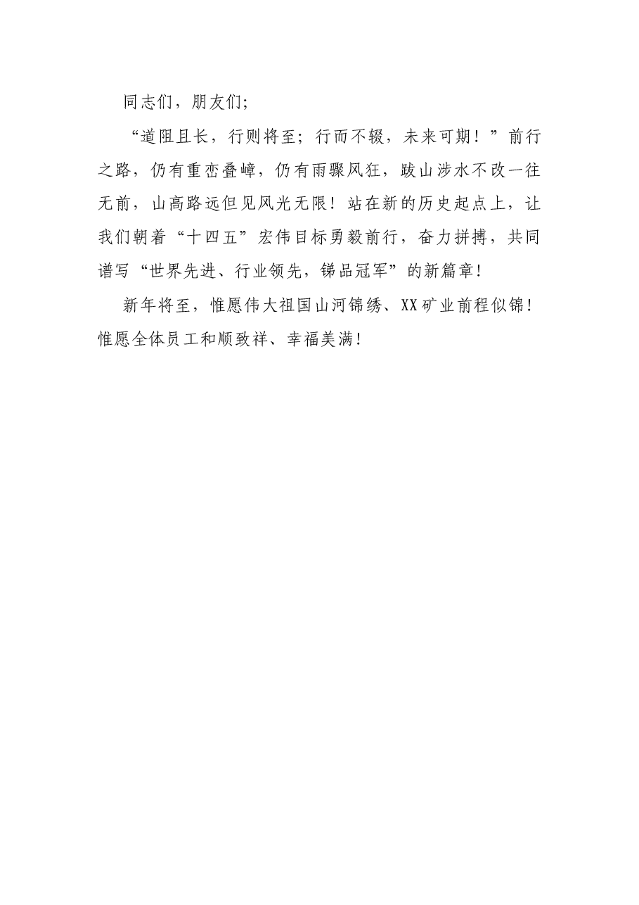 公司董事长在2021年度总结表彰大会上的致辞.docx，第4页预览
