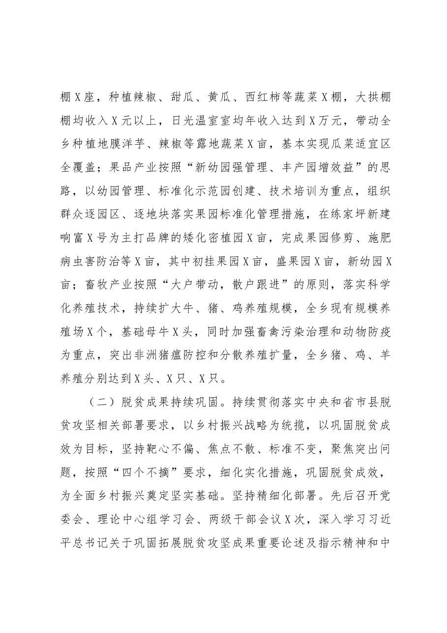 X乡2022年工作总结及2023年工作计划1.docx,第2页预览