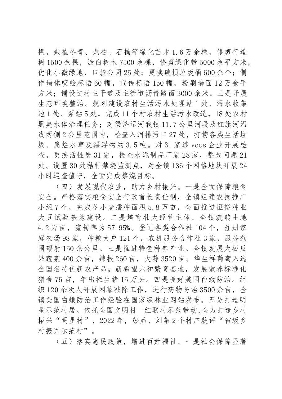 XX镇2022年工作总结和2023年重点工作安排.docx,第3页预览