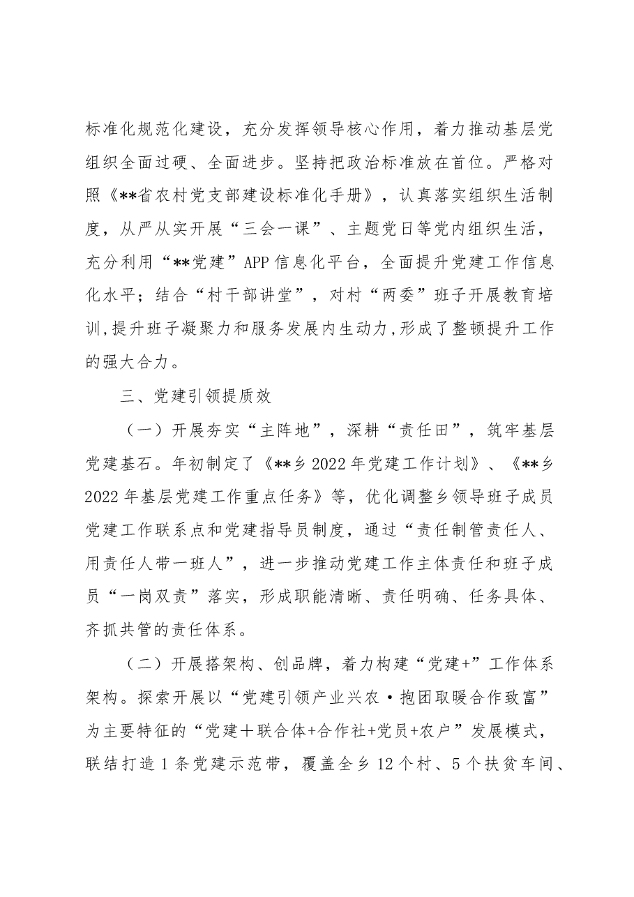 2022年基层乡镇党建工作总结.docx,第2页预览