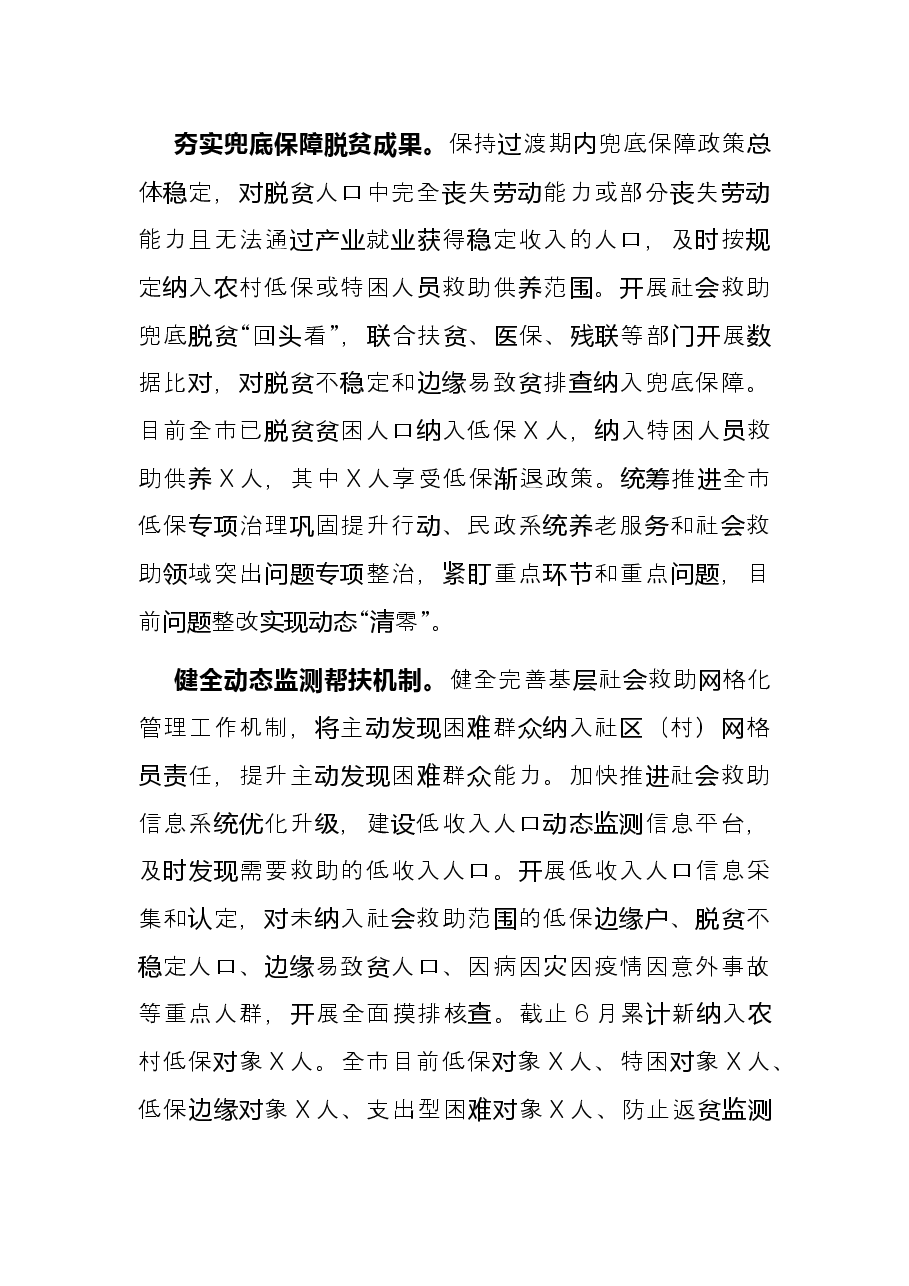 民政局半年工作总结及下步计划.docx,第2页预览