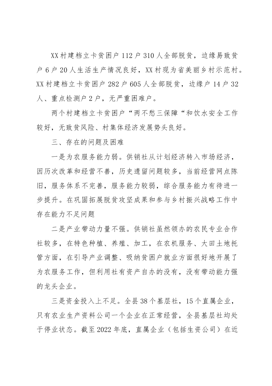 XX县供销社乡村振兴定点帮扶2022年度工作总结.docx,第4页预览