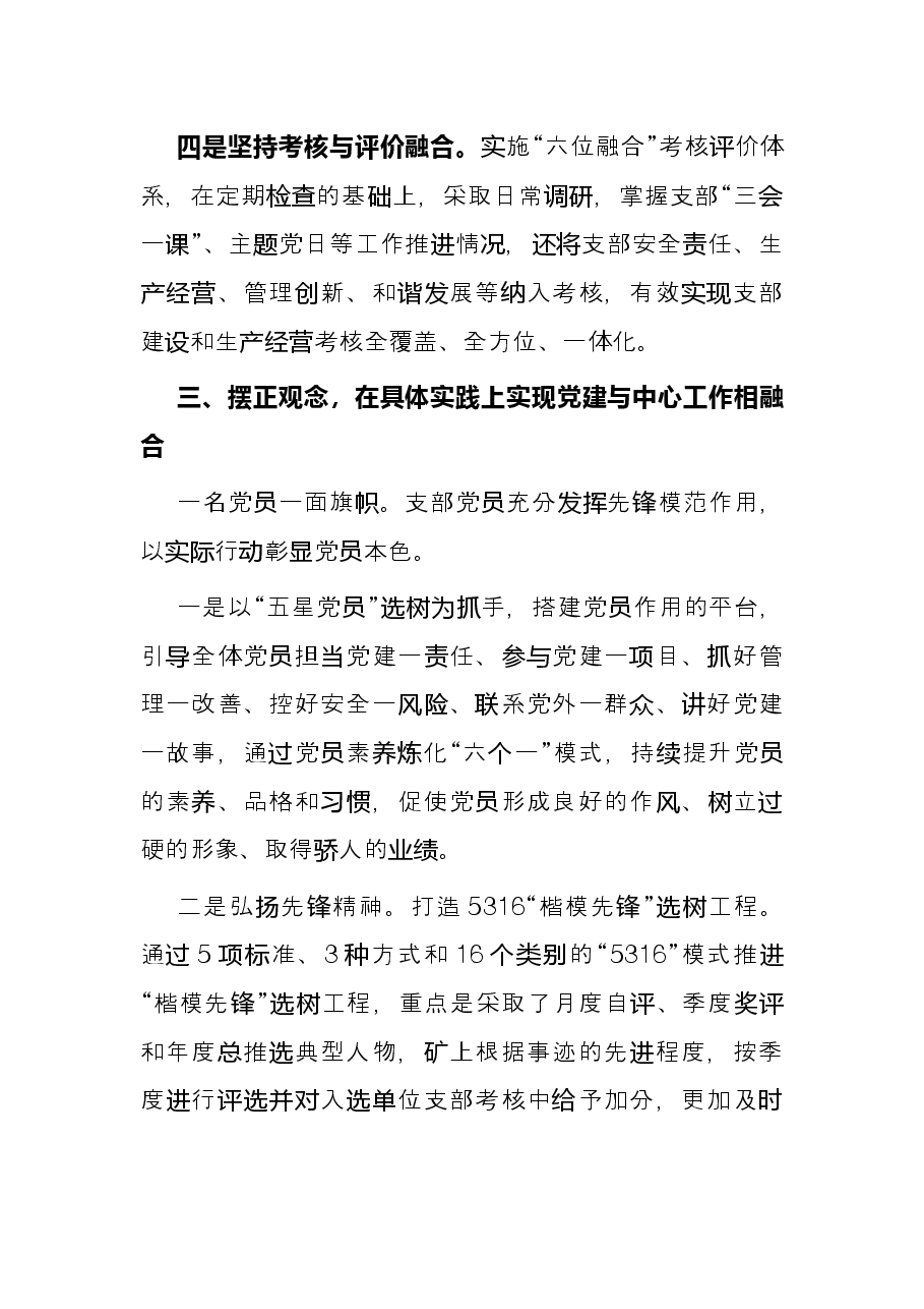 矿党委开展“大政工”格局下的融合式“大党建”工作总结.docx，第4页预览