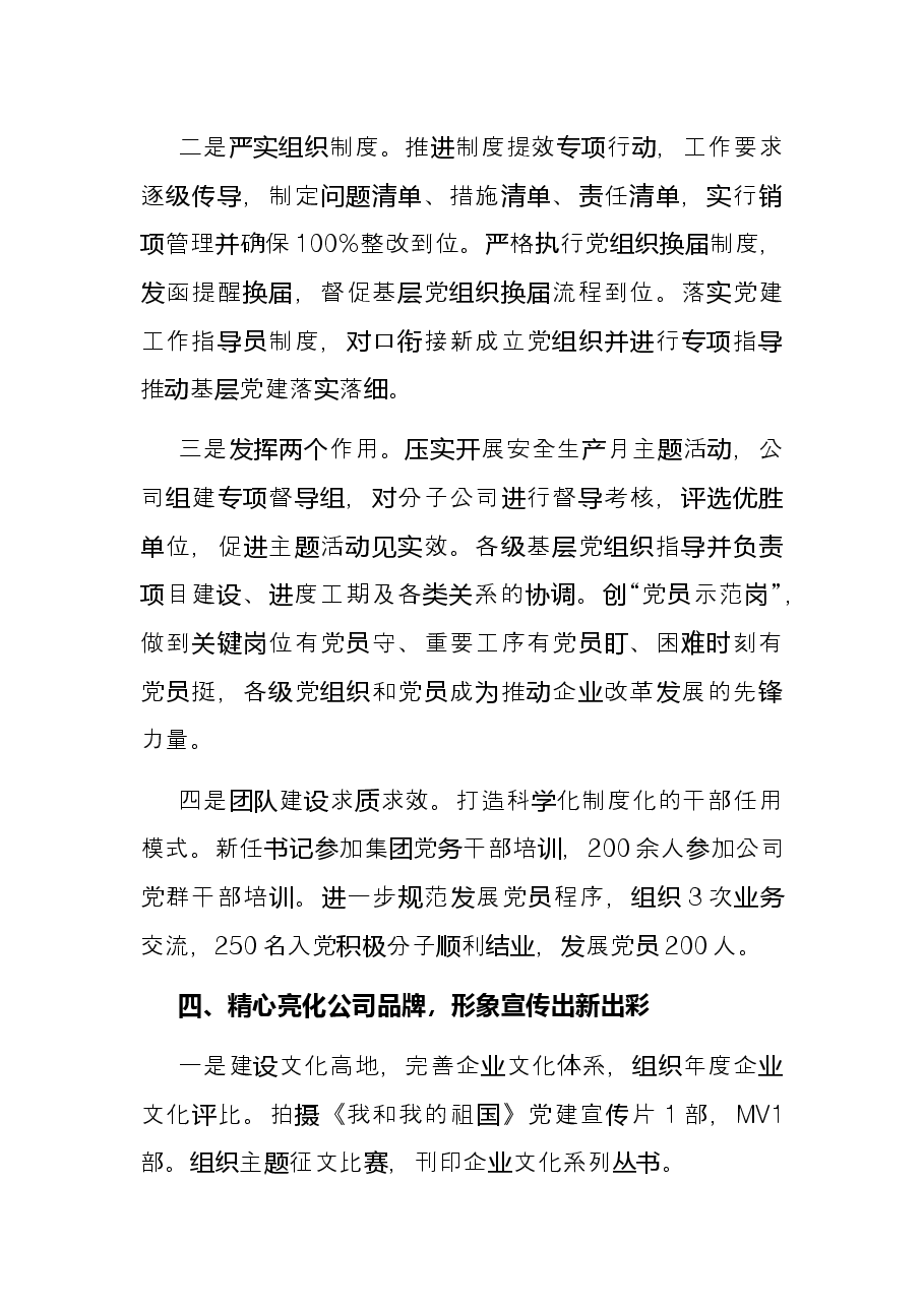 公司党委2021年党建工作总结和2022年工作计划.docx,第4页预览
