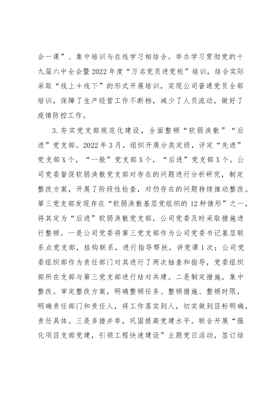 2022年党建工作总结.docx,第2页预览